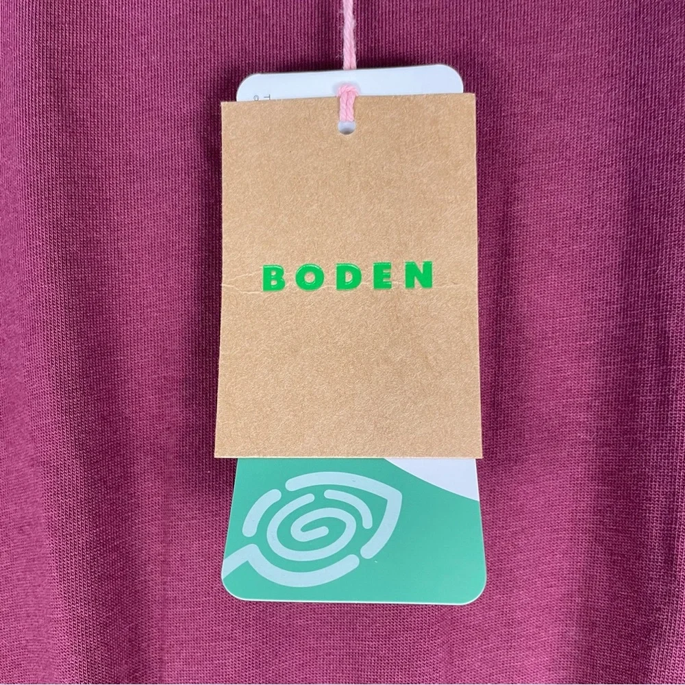 Boden 10R Women's Shirred Waist Tier Midi Dress Western Boho Prairie Cottage NEW - Picture 7 of 13